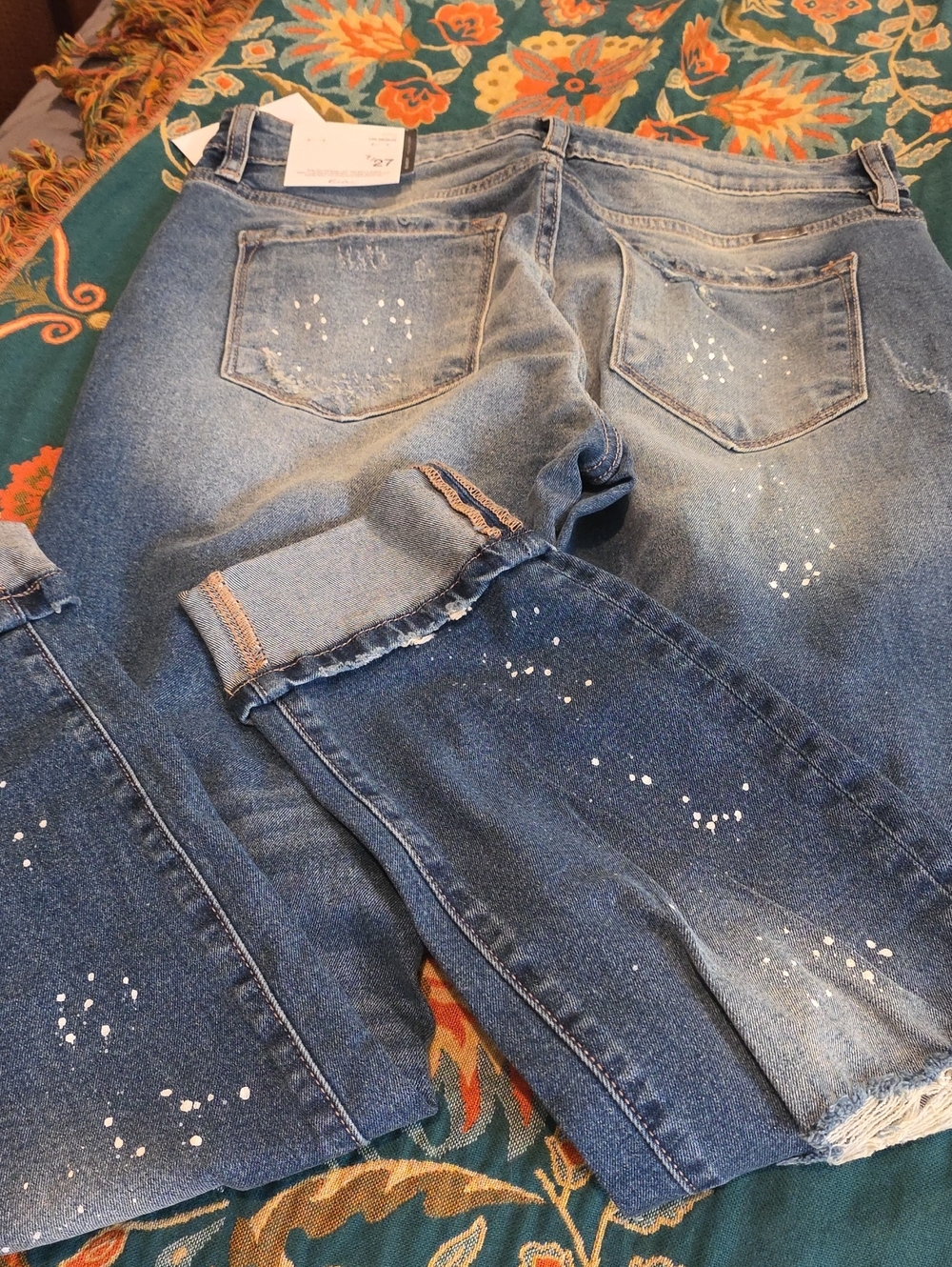 KanCan Light Blue Cropped Ankle Jeans - Picture 3 of 5